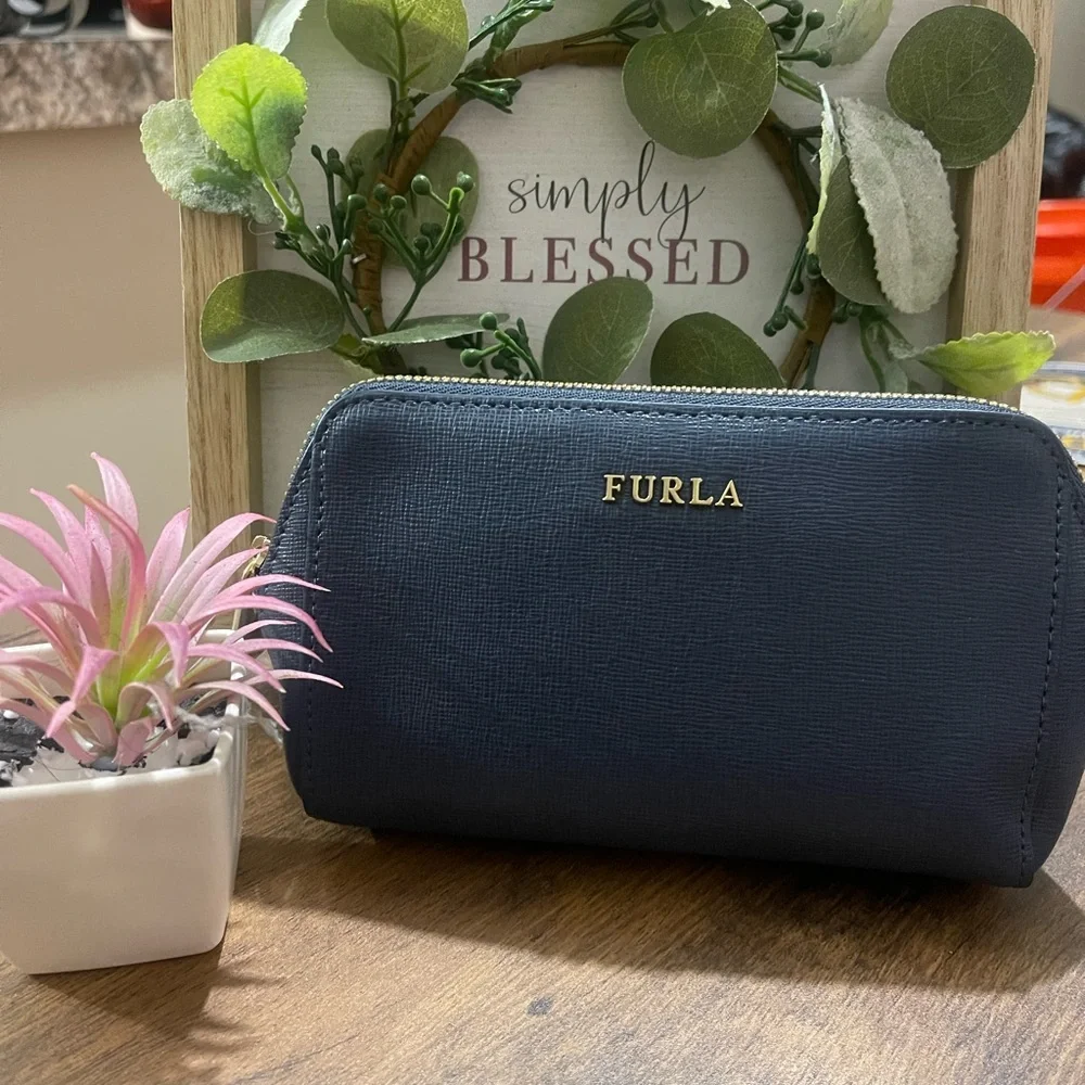 Furla  Cosmetic Bag
NWOT 
Pouch